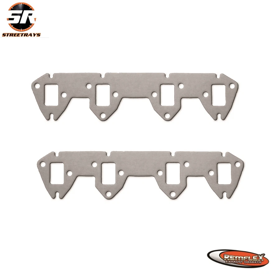 Juego de juntas de escape Remflex 3009 para 58-76 Ford V8 332 - 428 se adapta a todos los motores FE Foto 1 de 2