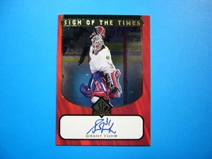 1997/98 UPPER DECK SP SIGN OF THE TIMES CARD #GF GRANT FUHR NM AUTO AUTOGRAPH - Picture 1 of 2