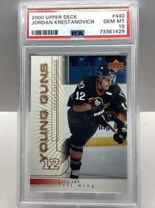 2000 UPPER DECK YOUNG GUNS JORDAN KRESTANOVICH #440 RC PSA 10 GEM MT *POP 3 - Picture 1 of 2