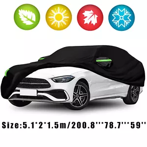 Waterproof Fit Tesla Full Car Cover Outdoor UV Snow Rain Resistant Protection - Picture 1 of 23