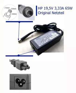 NETZTEIL 65W 19,5V 3,3 HP Compaq 6735s, 6820s, 6830s, 6910p, 8510p, 8510w, 8710p - Bild 1 von 3