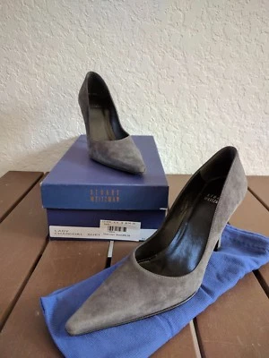 Stuart Weitzman Mujer "DAMA" GAMUZA CARBÓN TALLA 6.5N Foto 1 de 4