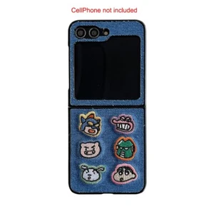 Shock Absorbing Crayon Shin-chan Hard PC Case for Samsung Galaxy Z Flip 6 Phone - Picture 1 of 4