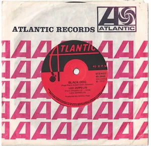 LED ZEPPELIN - BLACK DOG Ultrarare 1971 Aussie Classic Hard Rock Single! - Picture 1 of 1