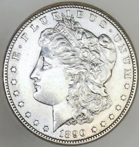⭐️1890 P MORGAN⭐️GORGEOUS PIECE⭐️SCARCE P MINT⭐️SOLID PIECE⭐️MIST SEE GEM⭐️ - Picture 1 of 2