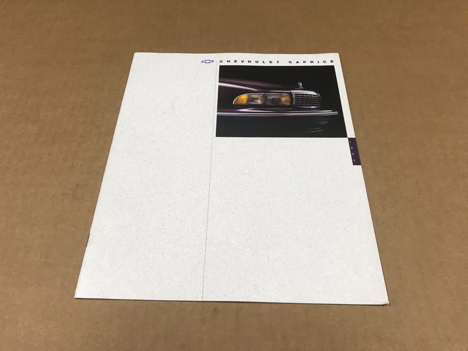 Винтажная дилерская брошюра 1994 Chevrolet Caprice - Изображение 1 из 4