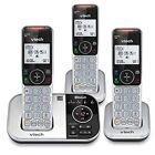 VTECH VS112-3 DECT 6.0 Bluetooth 3 Handset Cordless Phone for Home with Answer