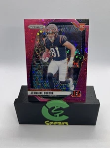 2024 Prizm Jermaine Burton RC Pink No Huddle /25 Rookie Bengals - Bild 1 von 2