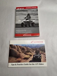 2007 Honda TRX250EX Sportrax250EX Owner's Manual Tips & Practice - Foto 1 di 9
