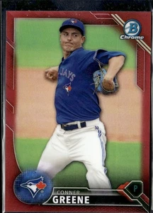 2016 BOWMAN CHROME RED REFRACTOR #BCP222 CONNER GREENE (3/5) - Picture 1 of 2