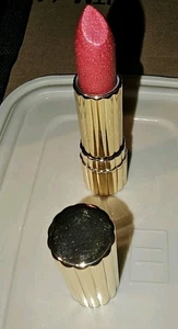 Rossetto Estee Lauder tutto il giorno #18 custodia oro rosa stellato sudorazione leggi bene - Foto 1 di 7