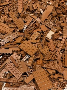 Lego Steine-rotbraun 6,5 Pfund-ca. 3100 Stück-KOSTENLOSER VERSAND! - Bild 1 von 4