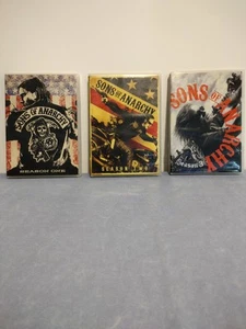 Lot of 3 DVDs Sons of Anarchy TV Series - Complete Seasons 1, 2, & 3  USA Seller - Imagen 1 de 23