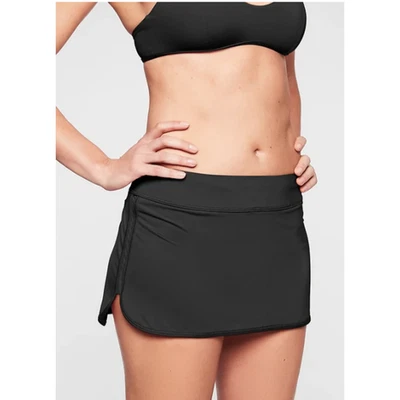 Athleta XS black Tidal Skirt skort swim bathing suit bottom bikini coverup SUP - Image 1 of 4