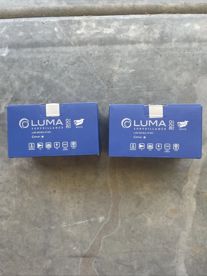 Luma Surveillance Mini Bullet 2MP Camera LUM-300-BUL-IP-WH WHITE Qty Of 2 - Image 1 of 1