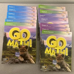 Go Math!: Grade 1 Student Edition & Complete Student Set Chapters 1-12 paperback - Foto 1 di 1