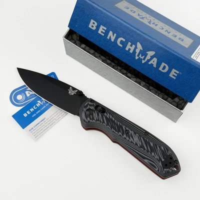 Benchmade 560BK-1 Black CPM-M4 Carbon Steel Gray Black Super  Freek  Knives - Image 1 of 4