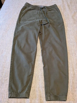 Pantalones/jogger Joe's Jeans verde oliva con cordón elástico para mujer XS Foto 1 de 4