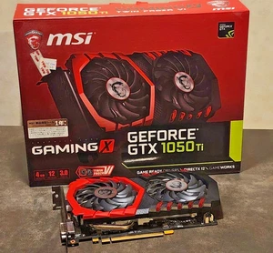 MSI GeForce GTX 1050 Ti 4GT LP GDDR5 Grafikkarte Low Profile funktionstüchtig Gaming X - Bild 1 von 7