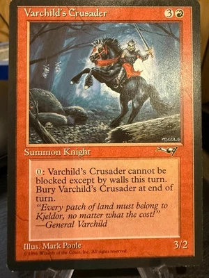 MTG Magic the Gathering Alliances Varchild's Crusader - Image 1 of 2