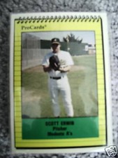 1991 MODESTO A'S TEAM SET PC TED KUBIAK KURT ABBOTT