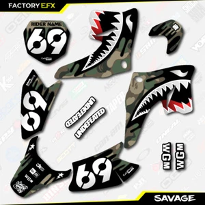 Woodland Savage camo Graphics Kit fits Suzuki Drz70 08-19 Drz 70 Decal - Picture 1 of 5