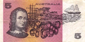 Australia  $5  ND. 1983   P 44d  Series  PHF  Circulated Banknote FL0917 - Picture 1 of 2
