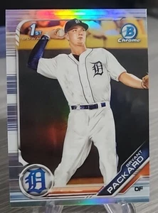 Bryant Packard 2019 Bowman Chrome Refractor 1st Bowman #BDC-123 Detroit Tigers - Picture 1 of 2