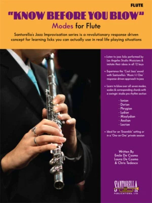 Know Before You Blow - Jazz Modes for Flute with CD * Ships from Publisher! - Image 1 of 4