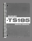 Suzuki Ts185 1980 Manuel Datelier De Reparation Livre Papier Reimpression