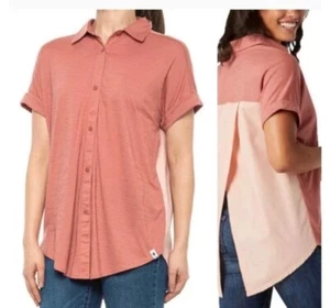 Smartwool Everyday Exploration Short Sleeve Cross Over Back Shirt Size L NWOT - Picture 1 of 13