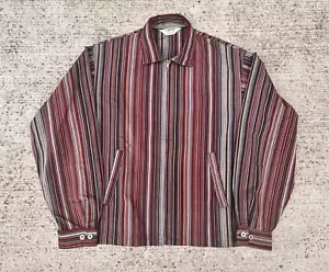 Vintage 1950er Pfeil gestreifte Rickyjacke Windschutzscheibe Hollywood 1960er Herren Gr. 42 - Bild 1 von 19