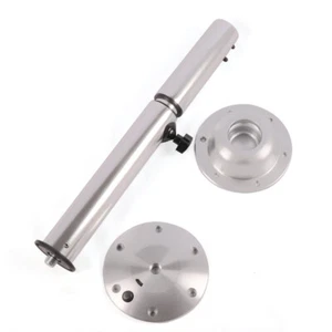Adjustable Table Pedestal Stand Base for RV Marine Boat Caravan Aluminum TOP - Picture 1 of 11