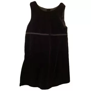 Gap Kids Girl's XL Size 12 Black Sleeveless Velour - Picture 1 of 4