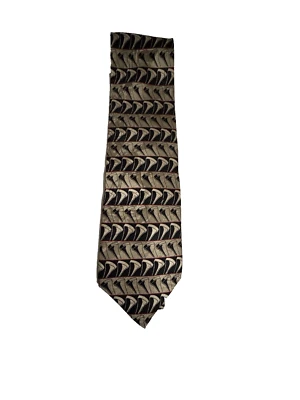 Ralph Marlin RM Style Golf Striped Tees Tie Necktie 100% Silk 1996 - Image 1 of 4