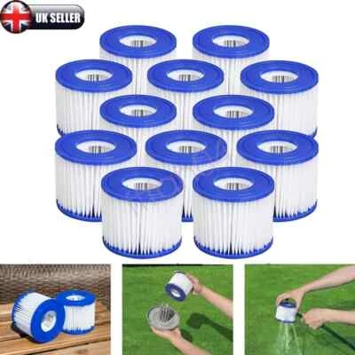 2-12x New Bestway Lazy Lay-Z-Spa Filters VI Cartridge, Hot Tub Spa Swimming Pool - Image 1 of 4