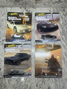 HotWheels Premium Lot Of 4 Acura NSX R Ford Rs200 Plymouth AAR Cuda Real Riders - Picture 1 of 7