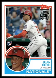2018 Topps Update Juan Soto #83-12 Rookie Card (RC) 1983 Anniversary - Bild 1 von 2