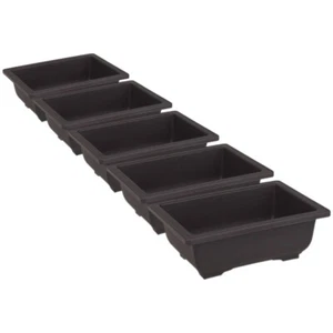 5PCS Rectangular Plastic Flower Pot Planting Pots Rectangular Flower Pots - Picture 1 of 12