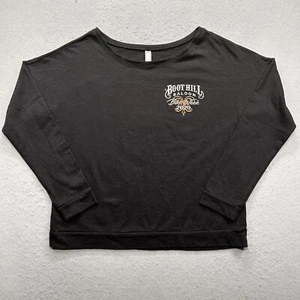 Boot Hill Saloon Women's XL Bike Week 2020 Black Long Sleeve T-Shirt - Picture 1 of 10
