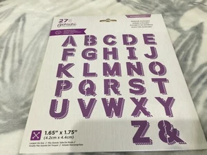 Crafter's Companion Gemini Shadow Alphabet Die Set 699927 New - Picture 1 of 3