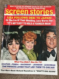 1972 JULY SCREEN STORIES MAGAZINE - LIZA MINNELLI, LUCY, SHAFT Richard Roundtree - Bild 1 von 12