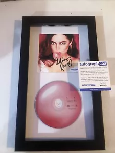 ADDISON RAE SIGNED AUTOGRAPH FRAMED CD ACOA AR TIK TOK DISPLAY - Picture 1 of 5
