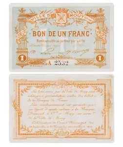 1 FRANC 1916 MOUY / FRANKREICH - Notgeldschein - Oise - Bild 1 von 3