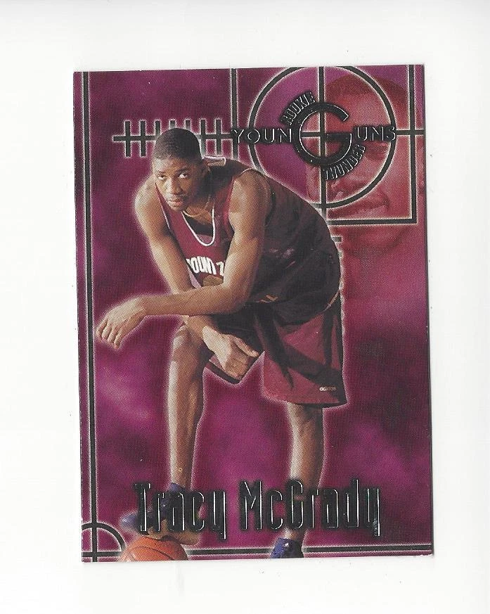 Wheels Rookie Thunder Young Guns 1997 #YG4 Tracy McGrady Rookie Raptors Foto 1 de 1