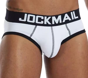 Jockmail Briefs - White - Picture 1 of 2