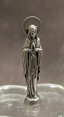 MINI STATUE ND LOURDES PORTE-BONHEUR/MINI STATUE VIRGIN FROM LOURDES LUCKY CHARM