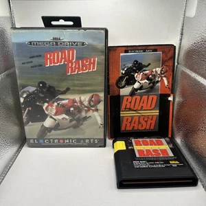 Road Rash • Sega Mega Drive Game + Manual (1991) PAL • Complete • EA - Picture 1 of 7