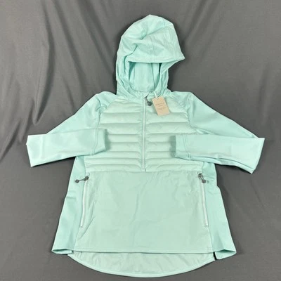 Chaqueta de golf Peter Millar para mujer sudadera con capucha pequeña CLST azul nueva con etiquetas precio de venta sugerido por el fabricante $250 Foto 1 de 4