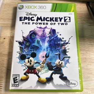 Epic Mickey 2 The Power of Two Microsoft Xbox 360 Complete with Manual CIB - Picture 1 of 5